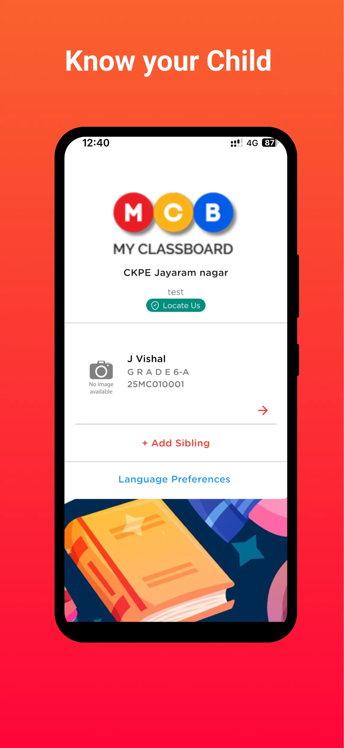 MyClassBoard app screenshot